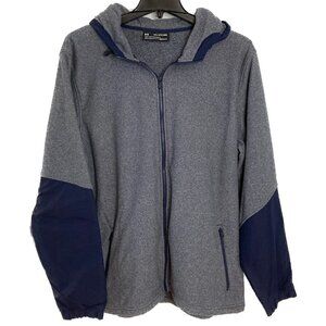 Under Armour Phenom Loose Coldgear Full Zip Hoodie Jacket Midnight Navy Size 2XL
